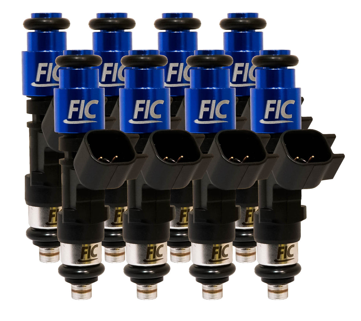 525cc (58 lbs/hr at OE 58 PSI fuel pressure) FIC Fuel Injector Clinic Injector Set for Dodge 5.2L (2000-2001), 5.9L (2000-2003), 4.7L (2002-2007), 6.4L (2014 - present) (High-Z)(IS155-0525H)