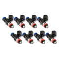 Injector Dynamics XDS Injectors - 34mm length, 14mm top, 15mm bottom (Set of 8)