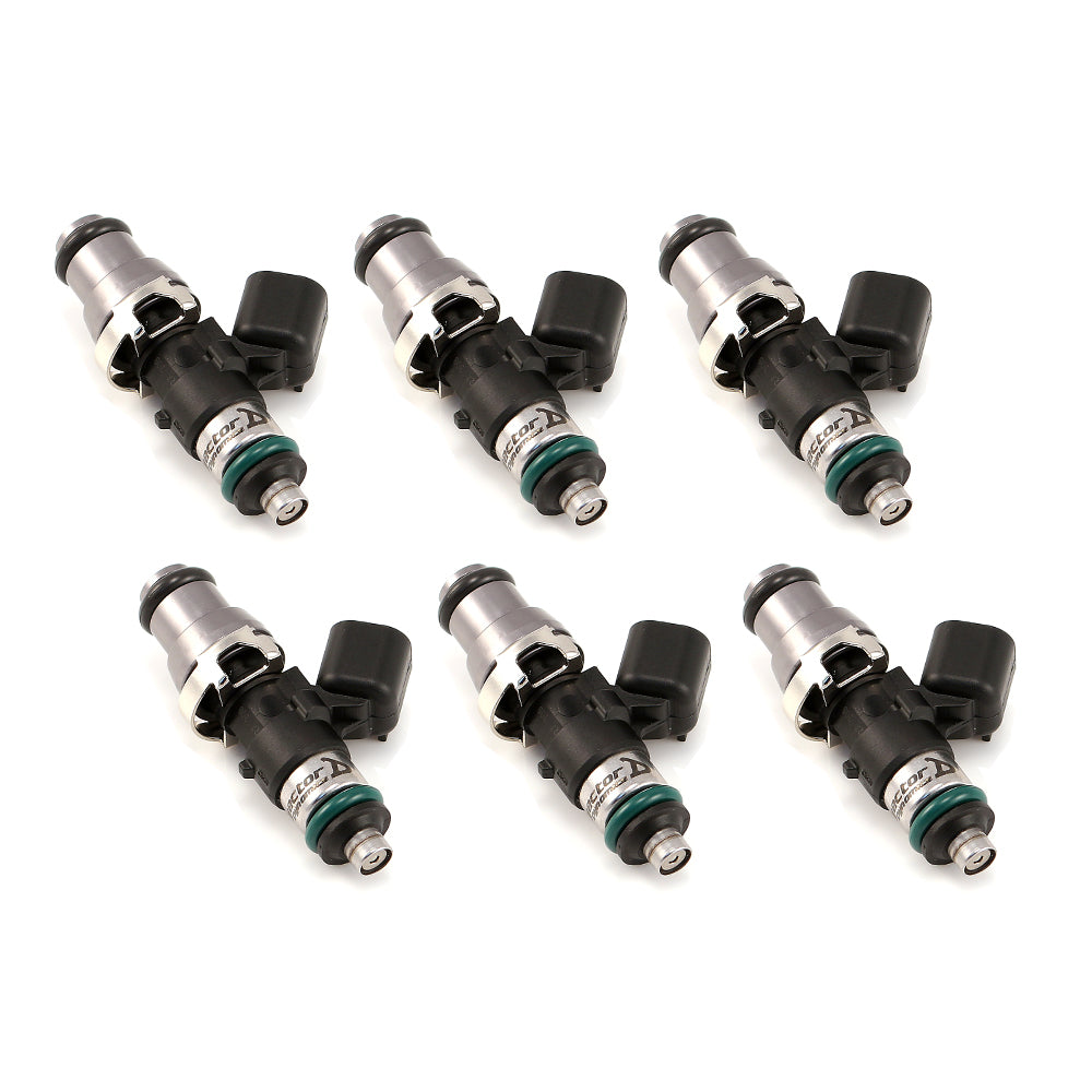 Injector Dynamics XDS Injectors - 48mm length, 14mm top, 14mm bottom (Set of 6)