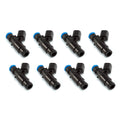 Injector Dynamics XDS Injectors - 48mm length, 14mm top, 14B adaptor bottom (Set of 8)