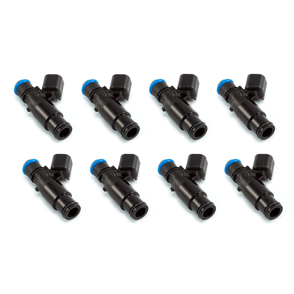 Injector Dynamics XDS Injectors - 48mm length, 14mm top, 14B adaptor bottom (Set of 8)