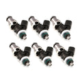 Injector Dynamics XDS Injectors - 48mm length, 14mm top, R35 spacer bottom (Set of 6)