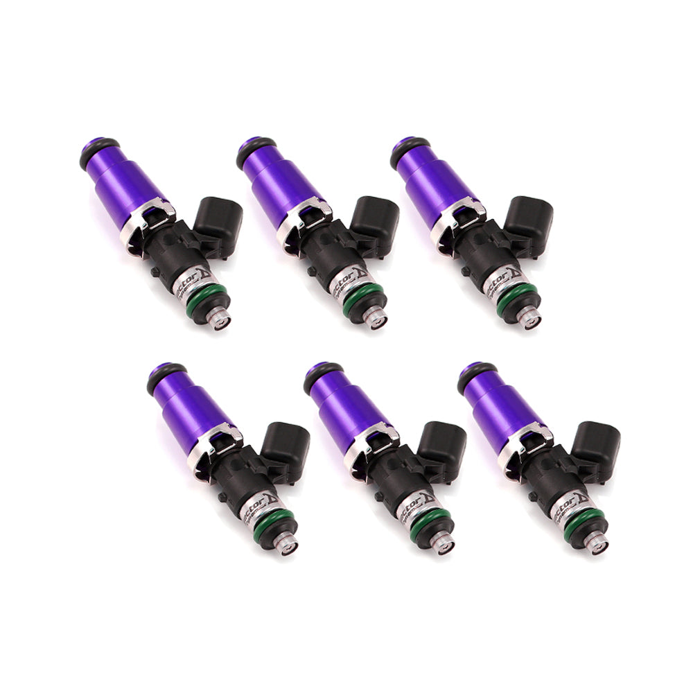 Injector Dynamics XDS Injectors - 60mm length, 14mm top, 14mm bottom (Set of 6)