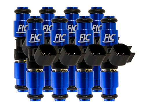 1440cc (160 lbs/hr at OE 58 PSI fuel pressure) FIC Fuel Injector Clinic Injector Set for Dodge 5.2L (2000-2001), 5.9L (2000-2003), 4.7L (2002-2007), 6.4L (2014 - present) (High-Z)(IS155-1440H)