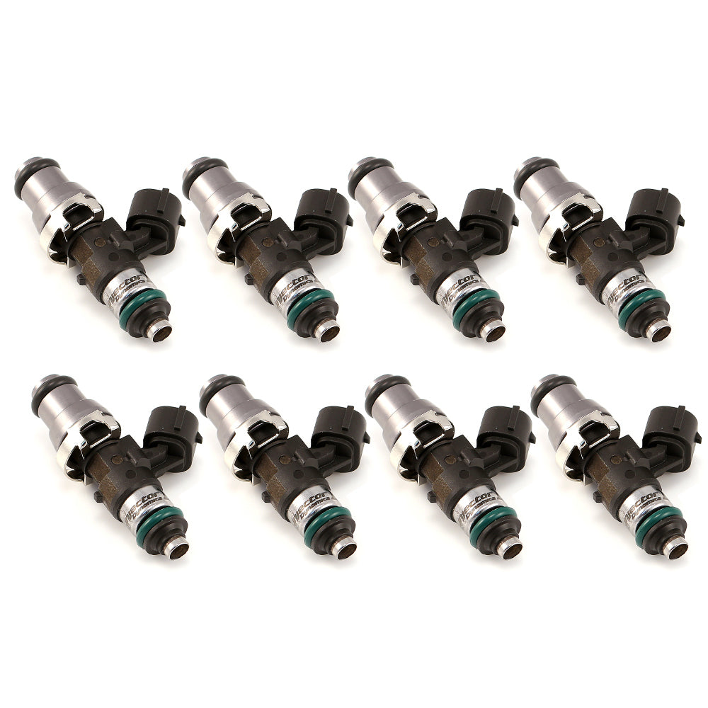 Injector Dynamics XDS Injectors - 48mm length, 14mm top, 14mm bottom (Set of 8)