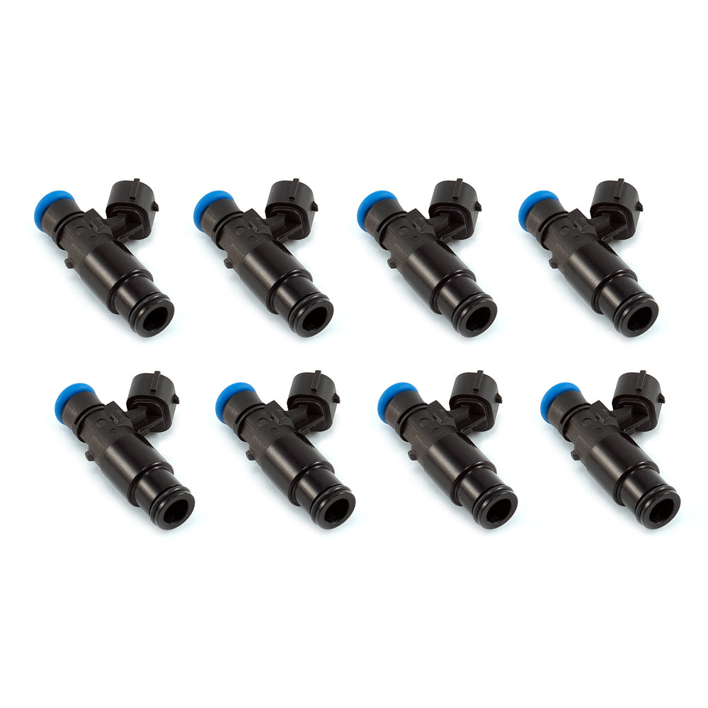 Injector Dynamics XDS Injectors - 48mm length, 14mm top, 14B adaptor bottom (Set of 8)