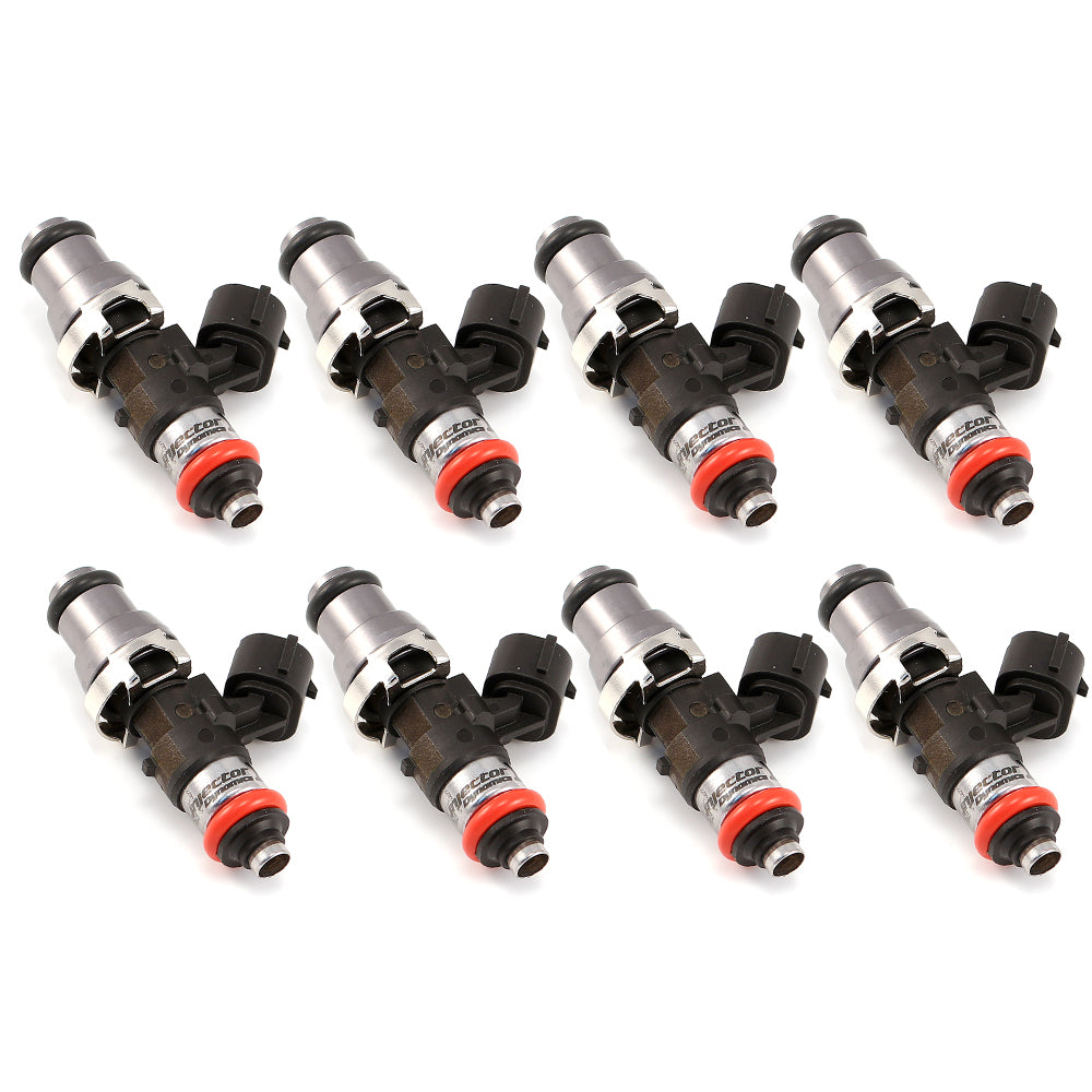 Injector Dynamics XDS Injectors - 48mm length, 14mm top, 15mm bottom (Set of 8)