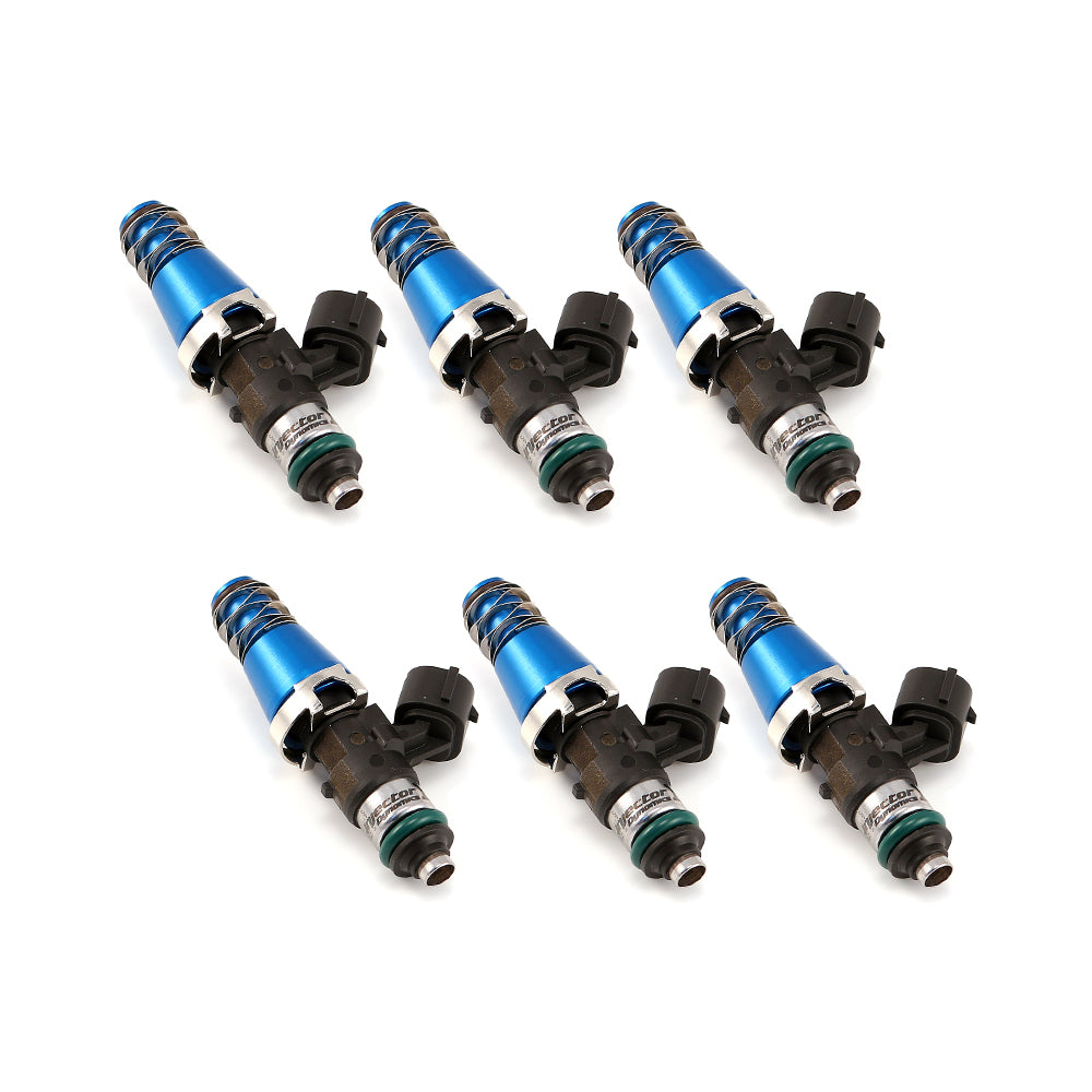 Injector Dynamics XDS Injectors - 60mm length, 11mm top, 14mm bottom (Set of 6)