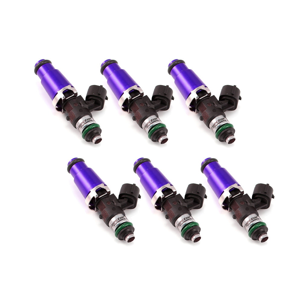Injector Dynamics XDS Injectors - 60mm length, 14mm top, 14mm bottom (Set of 6)