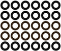 Universal seal kit for 6 cyl Fuel Injector Clinic injectors w/14mm seals (slk-univ-14mm-x-6)