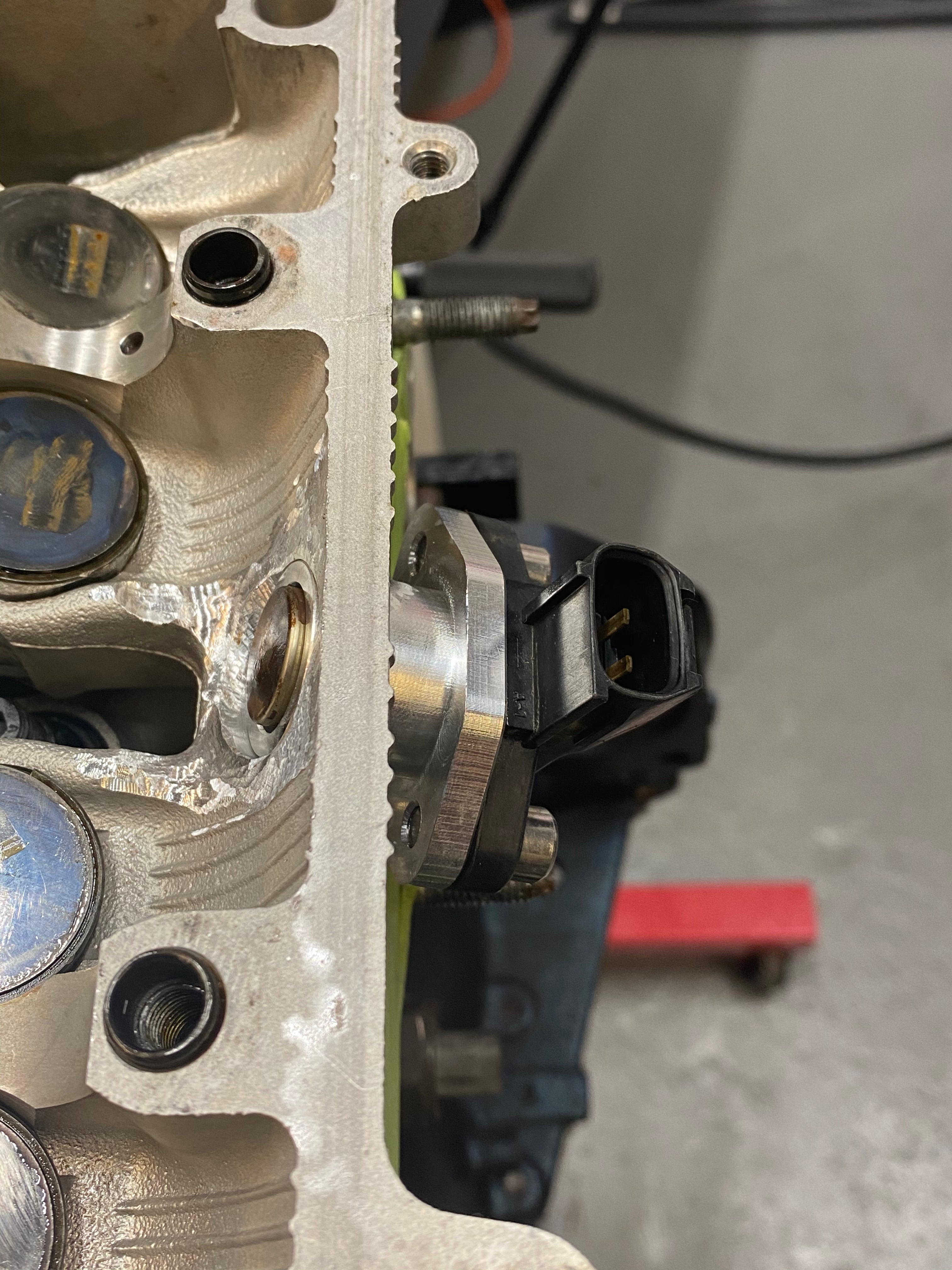 2JZ BILLET WELD ON CAM SENSOR ADAPTER